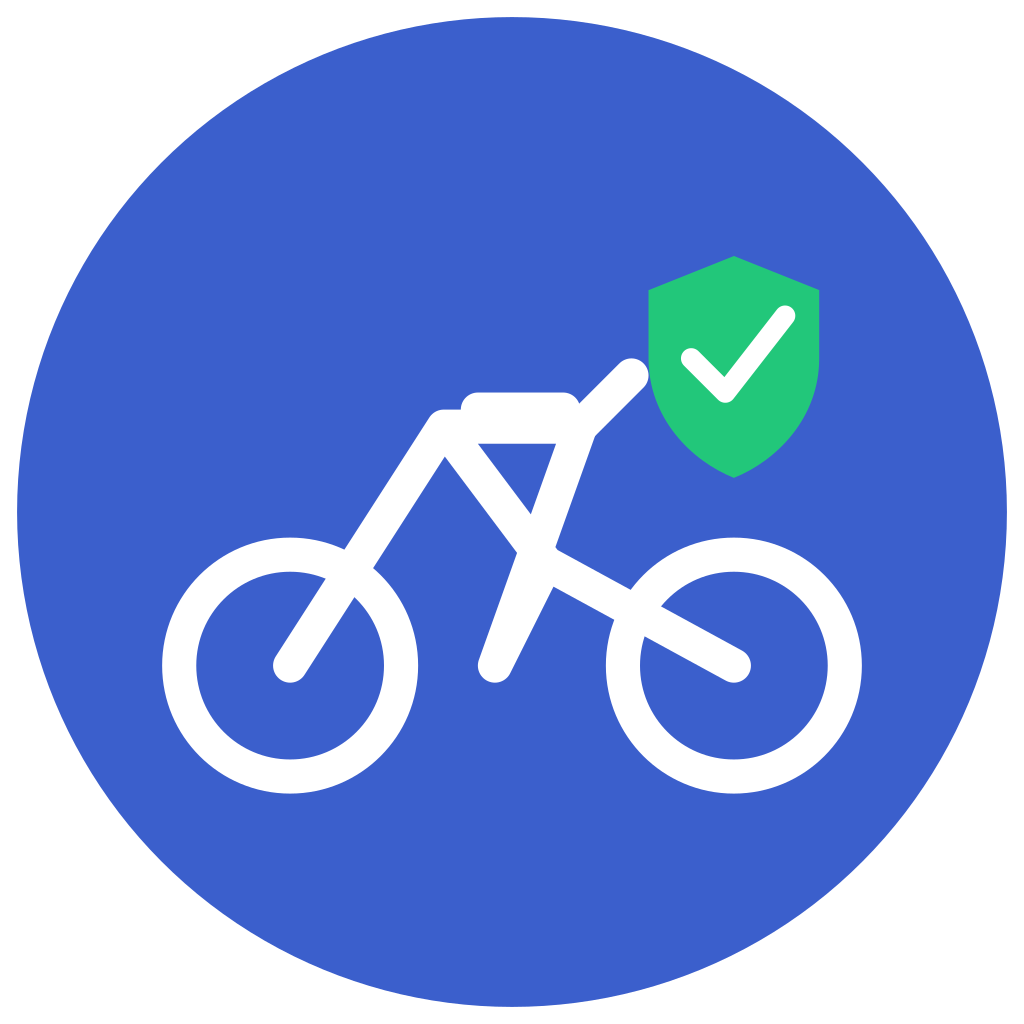 Bike insurance icon